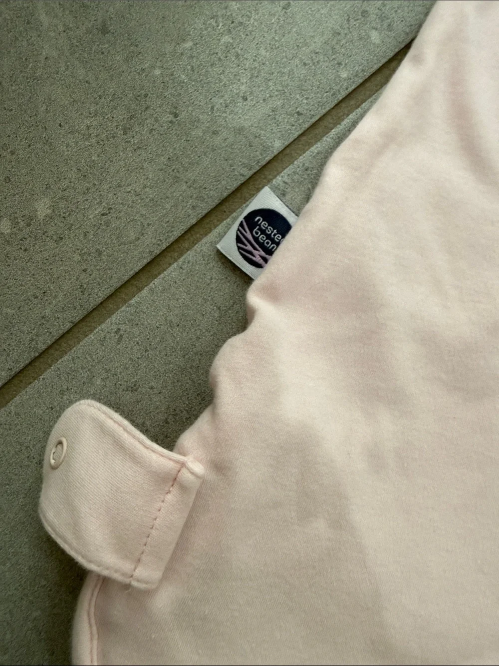 Nested Bean Light Pink Sleep Sack with Owl Embroidery